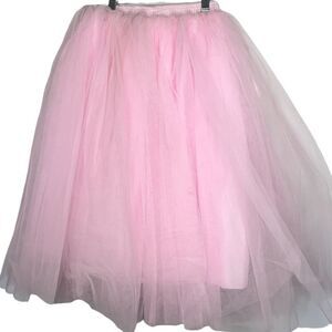 Pink Long‎ Tutu Skirt
